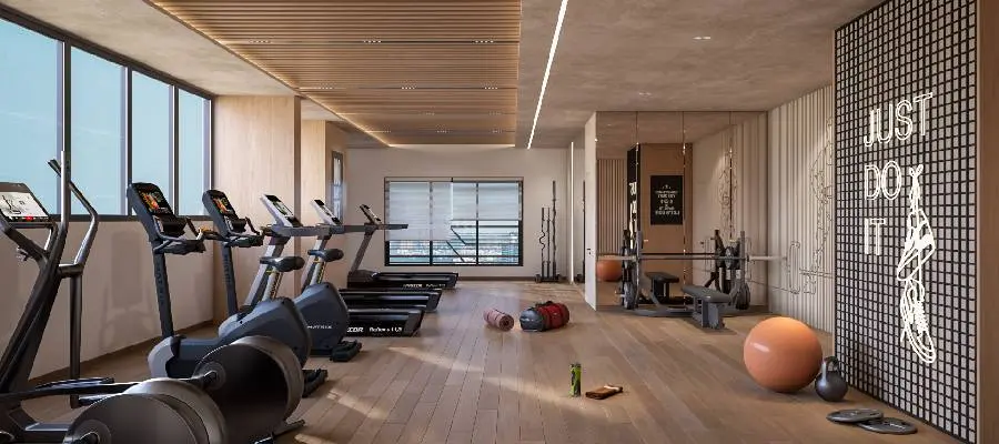 Gymnasium at HUM Emerald Heights